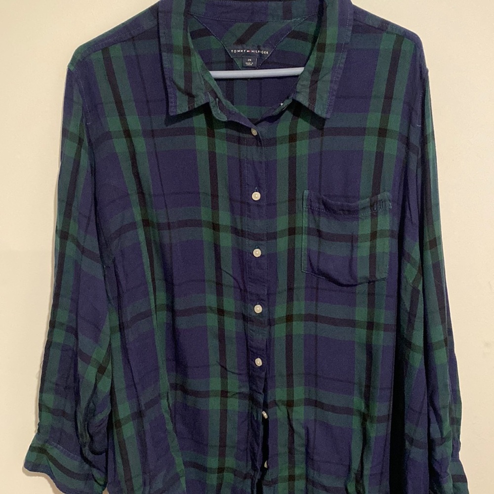 Tommy Hilfiger 2x plaid button down